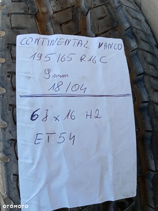 Felga stalowa zapas 5x112 195/65 R16 C Mercedes Vito 639 - 10