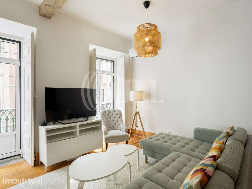 Apartamento T2+1, mobilado, na Rua de São Bento, Lisboa - Grande imagem: 2/30