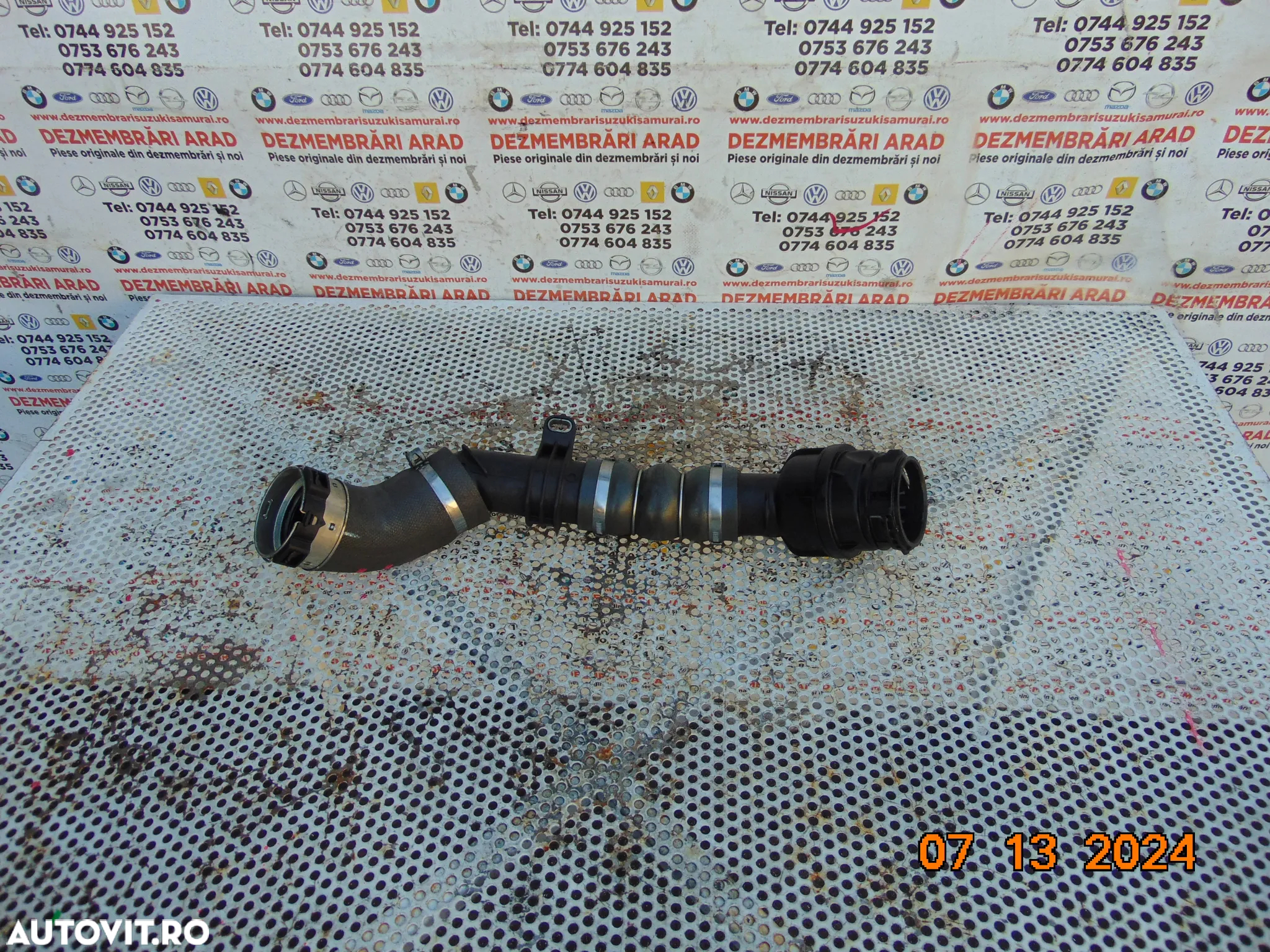 Furtun intercooler Nissan qashqai 1.5 euro 6 Dacia duster renault kangoo dokker lodgy logancaptur clio megane 4 cod 144607512r - 3