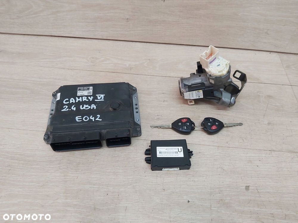 TOYOTA Camry VI XV40 2,4 vvti komputer silnika kluczyk stacyjka 06-11r - 1