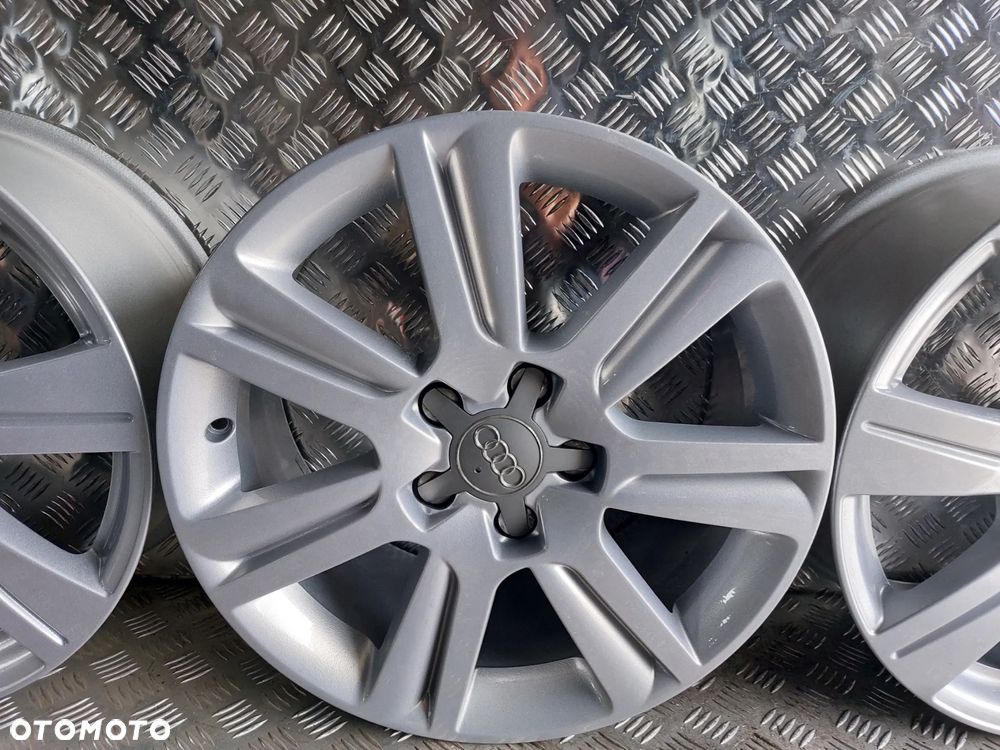 AUDI A4 B8 A6 C6 FELGI ALUMINIOWE R17 7J ET42 5X112 PROSTE ODŚWIEŻONE ORYGINAŁ ! - 4