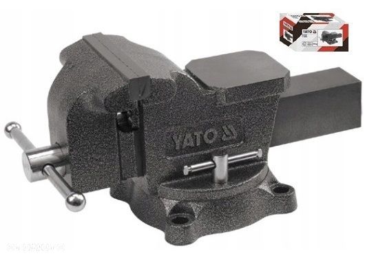 YATO IMADŁO ŚLUSARSKIE OBROTOWE MASZYNOWE ŻELIWNE 100MM 360st. YT-6501 - 1