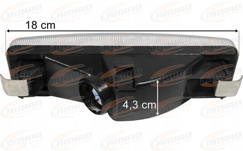 SCANIA CR CP LAMPA OBRYSOWA OSŁONY PRZECIWSŁONECZNEJ BIAŁA - 2