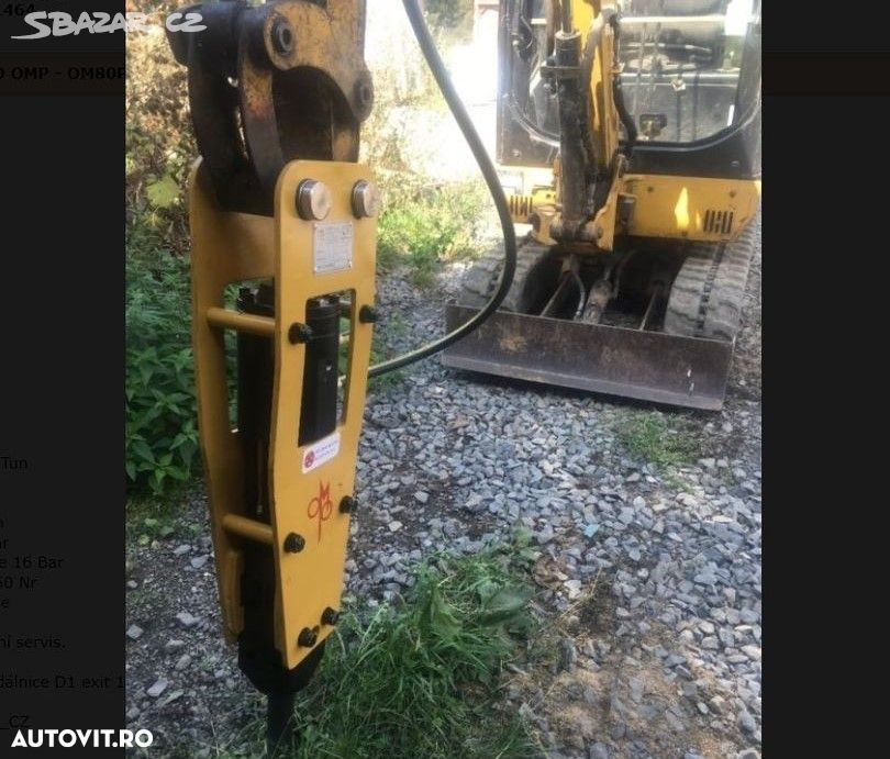 Picon OMP model OM80P pentru excavator 0.6 - 1.5 tone - 2