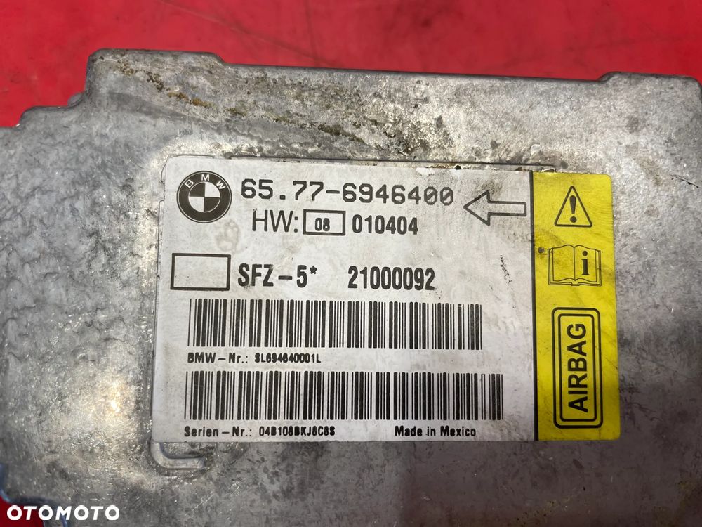 BMW E60 E61 SENSOR PODUSZEK MODUŁ AIRBAG MODUŁ - 2