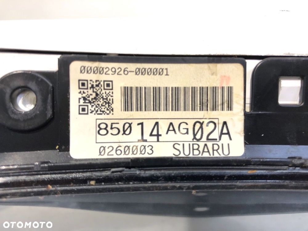 LICZNIK  SUBARU OUTBACK (BL, BP) 2003 - 2010 2.5 AWD (BP9) 121 kW [165 KM] benzyna 2003 - 2009 - 6