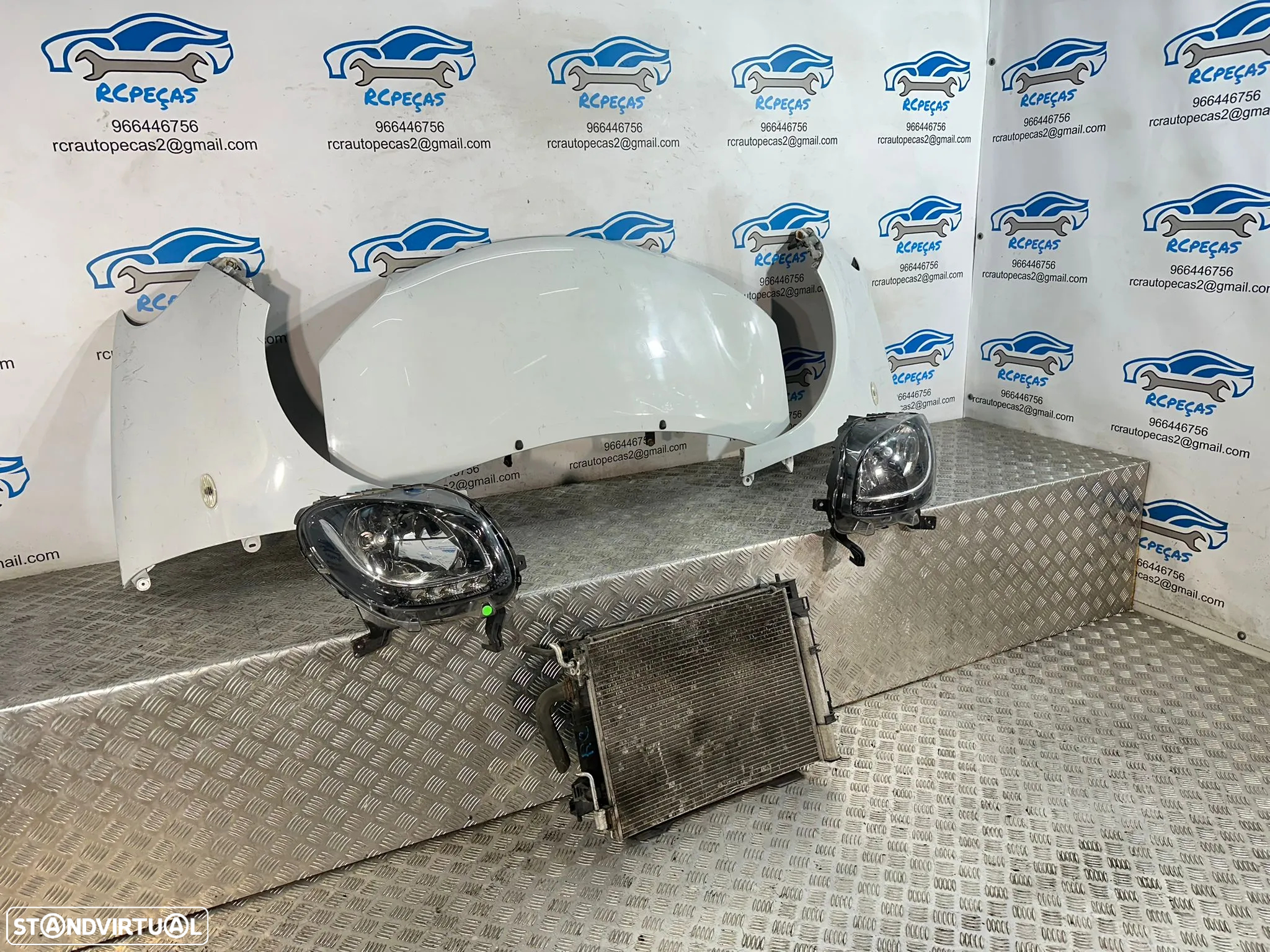 FRENTE SMART FORFOUR II 2 MK2 HATCHBACK 453 CAPOT PARACHOQUES GUARDA-LAMAS OTICAS RADIADOR VENTILADOR - 7