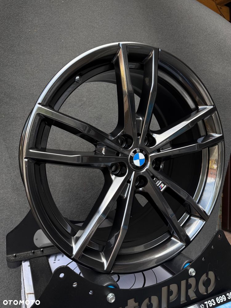 Oryginale alufelgi M pakiet 5x112 19 felgi 8j ET30 9j ET44 BMW seria 3 G20 G22 G30 G31 F44 G22 G23 G32 F39 G60 G01  G11 G12 G42 X2 U06 Z4 G29 xDrive jak Styling 664 grafitowe Japan Racing Carbonado - 3