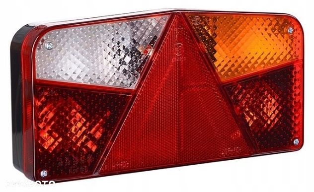 LAMPA TYLNA ZESPOLONA ŻARÓWKI PRZYCZEPKA TRÓJKĄT - 5