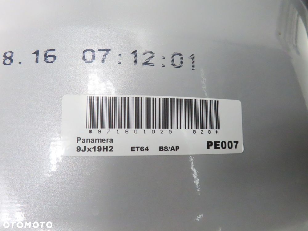 Alufelgi 19'' Porsche Panamera 971 5x130 9J 10,5J 971601025 971601025F - 2