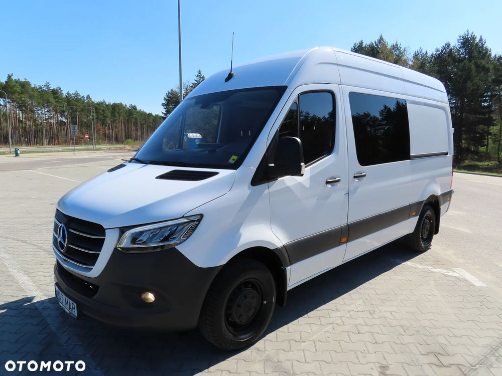 Mercedes-Benz Sprinter 316 CDI 2.2 CDI 163 KM 7G-TRONIC PLUS AUTOMAT, MIXTO Indywidualna Zabudowa, Brygadowy, Doka, Dubel, L2H2 Furgon Blaszak, 5932 mm Dł, Wysoki Dach, FULL LED, Pełna Opcja WYPOSAŻENIA, DRZWI PRZESUWNE Z OBU STRON, HAK 2000 Kg, Rozstaw Osi 3665 mm, Stan Wizualny I Techniczny NOWY Tak Jak Z Taśmy Produkcyjnej Gotowy Dostępny OKAZJA POLECAM - 7