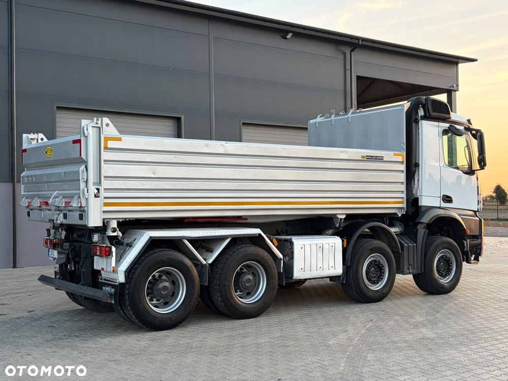 Mercedes-Benz Arocs 4145 Kipper Meiller Hydroburta 8x4 stan idealny - 7