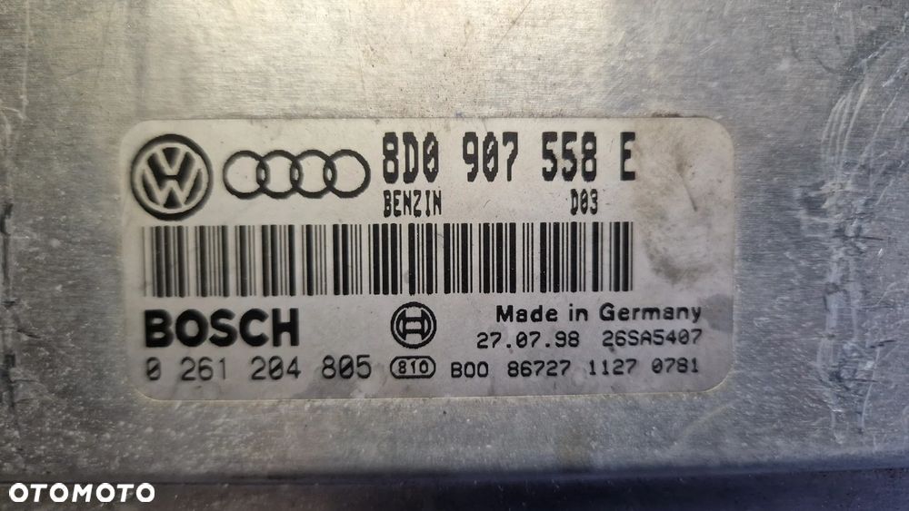 VOLKSWAGEN PASSAT B5 1.8T STEROWNIK SILNIKA 8D0907558E - 2
