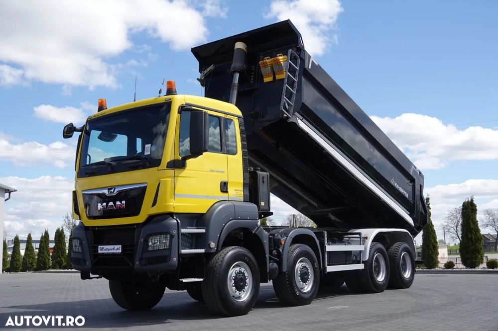 MAN TGS 41.460 / 8X8 / ​​​​BASCULĂ SPATE / MANUALĂ / HARDOX / KH-KIPPER / 2017 / - 2