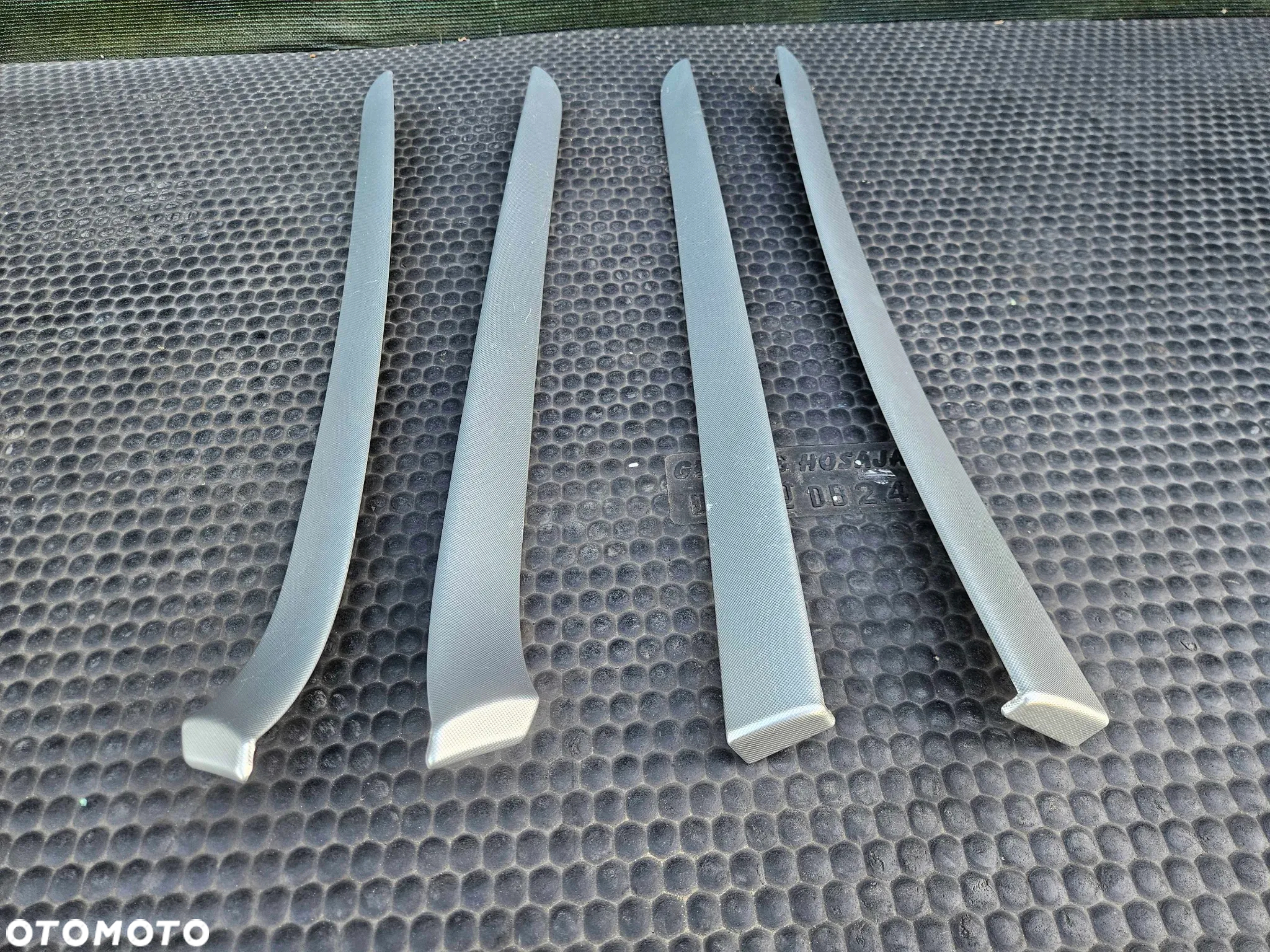 Listwy Ozdobne Dekor Listwa Drzwi Srebrne Rybia Luska Carbon Audi A4 B6 B7 - 18