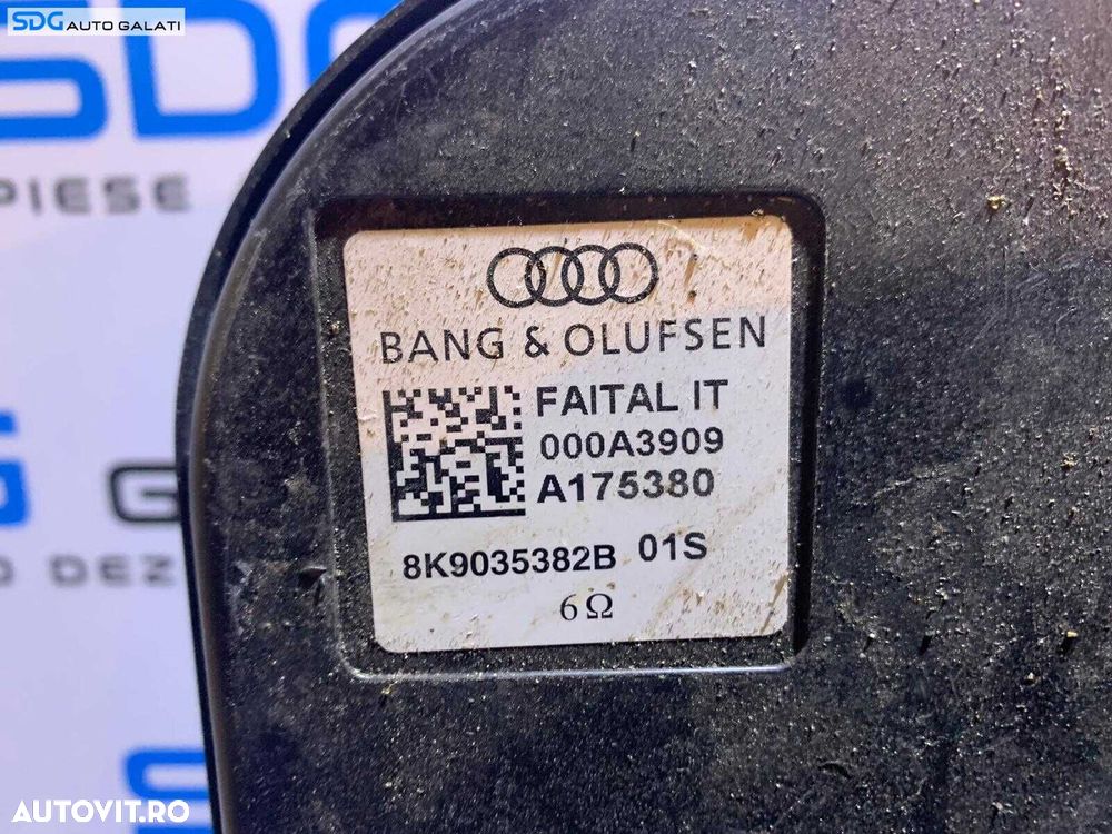 Sistem Audio Complet Boxa Boxe Difuzor Difuzoare Tweeter Amplificator Subwoofer Bang Olufsen Audi A5 2008 - 2016 Cod 8K9035382B 8T0035223AP 8T0035399 8T0035416 8K9035709 8K0035411A - 10