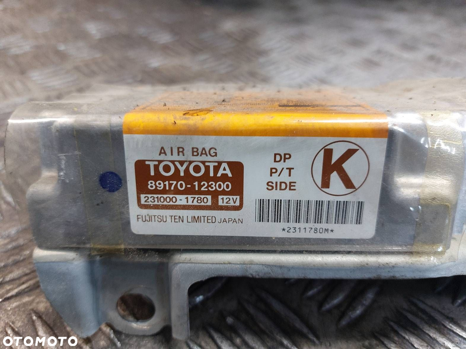ZESTAW AIRBAG POSTRZAŁOWY KOKPIT TOYOTA COROLLA E11 LIFT 5D HB EU - 4