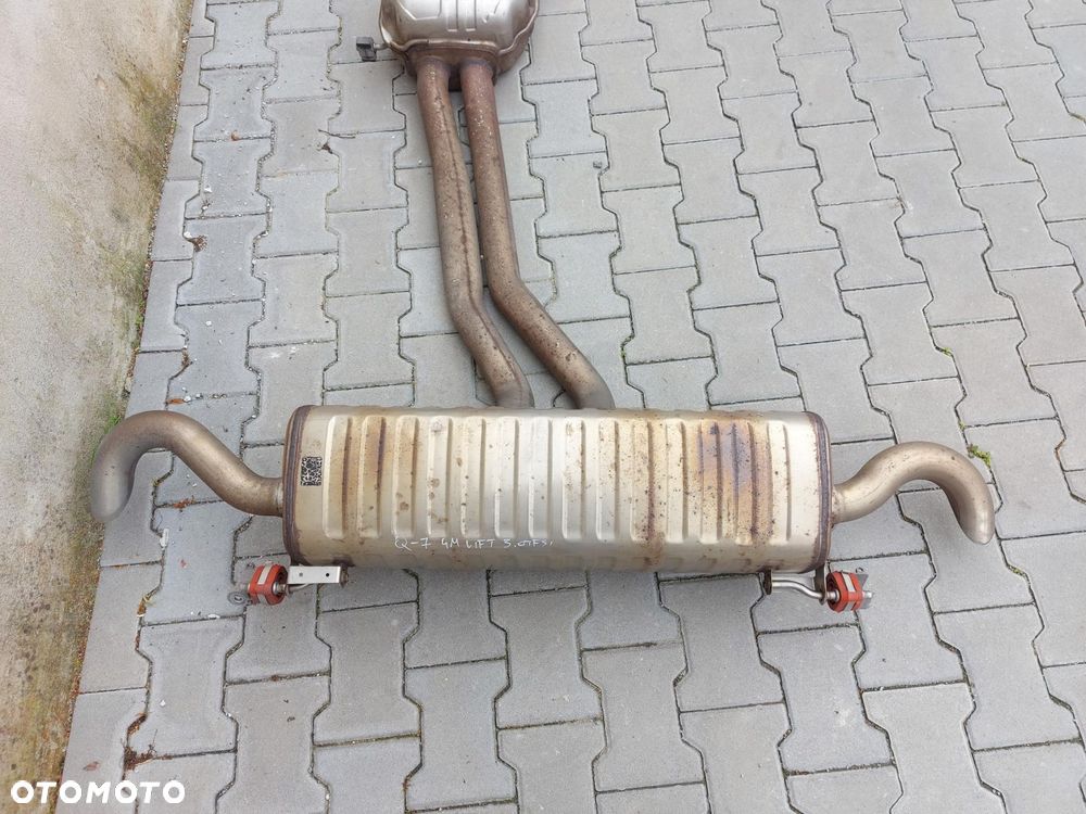 Audi Q7 II LIFT 4M0 tłumik wydech tył tylny oryg 3.0tfsi quattro 4m4120a - 3