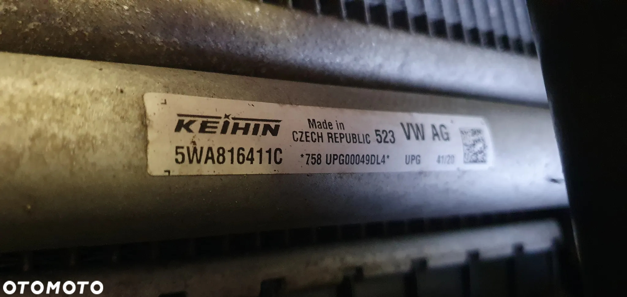 Pas przedni kompletny chłodnice wentylator belka VW Golf VIII 8 2.0 TDI 5Q0121205B 5Q0121207BM - 10