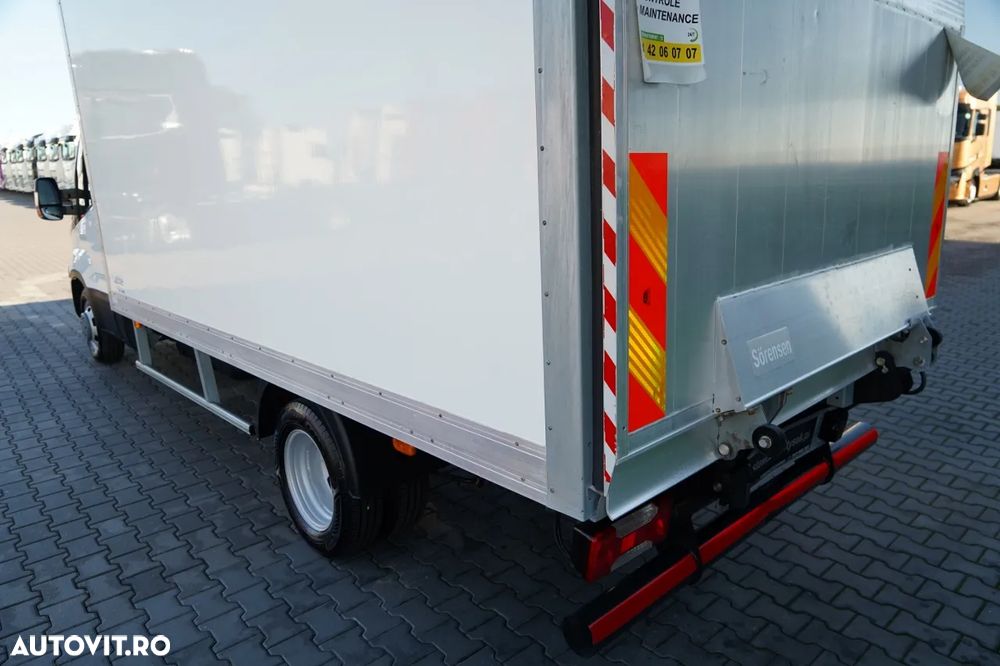 Iveco 35-160 / CONTAINER - 4,3 M / platformă elevatoare SORENSEN - 750 KG / MANUALĂ / IMPORTATĂ / EURO 6 - 12