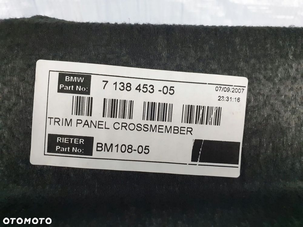 TAPICERKA BAGAŻNIKA MINI R56 7138453 - 6