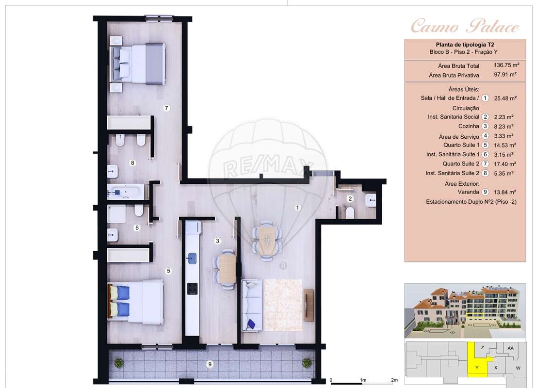 Apartamento T2 para venda - Grande imagem: 4/15
