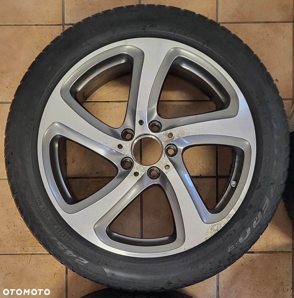 Komplet koła zimowe Mercedes E W213 18" 5x112 245/45 Oryginał - 6