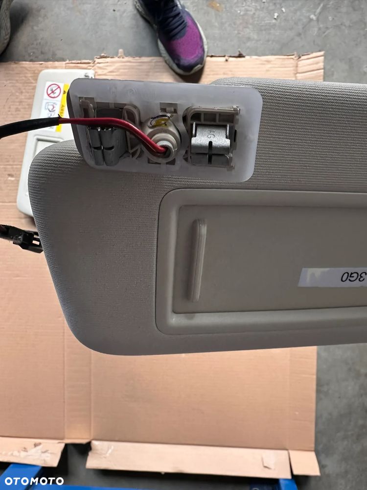 Osłona przeciwsłoneczna, słonecznik prawy lewy  VW Passat B8 3G0807552M 3G0807551D - 7