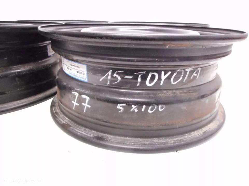 FELGI STALOWE 15 TOYOTA PRIUS YARIS IV AVENSIS II CELICA ET39 - 7