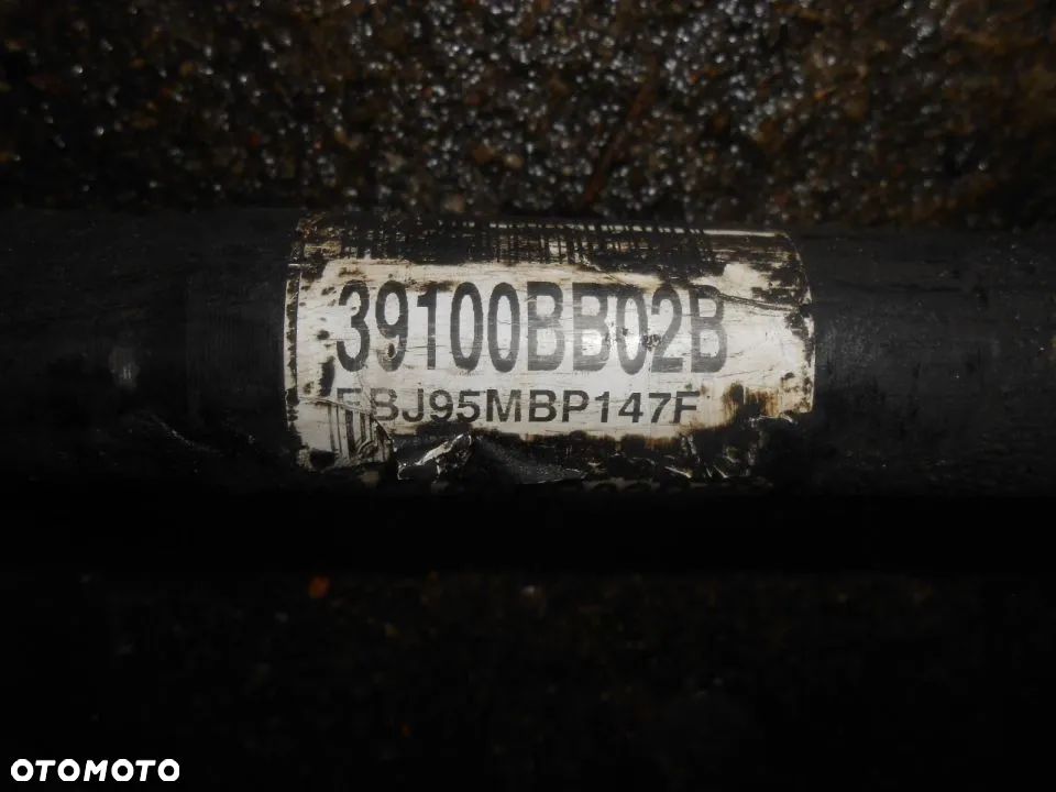 Półoś prawa przód Nissan QASHQAI J10 1,6 B 39100BB02B 2wd - 2