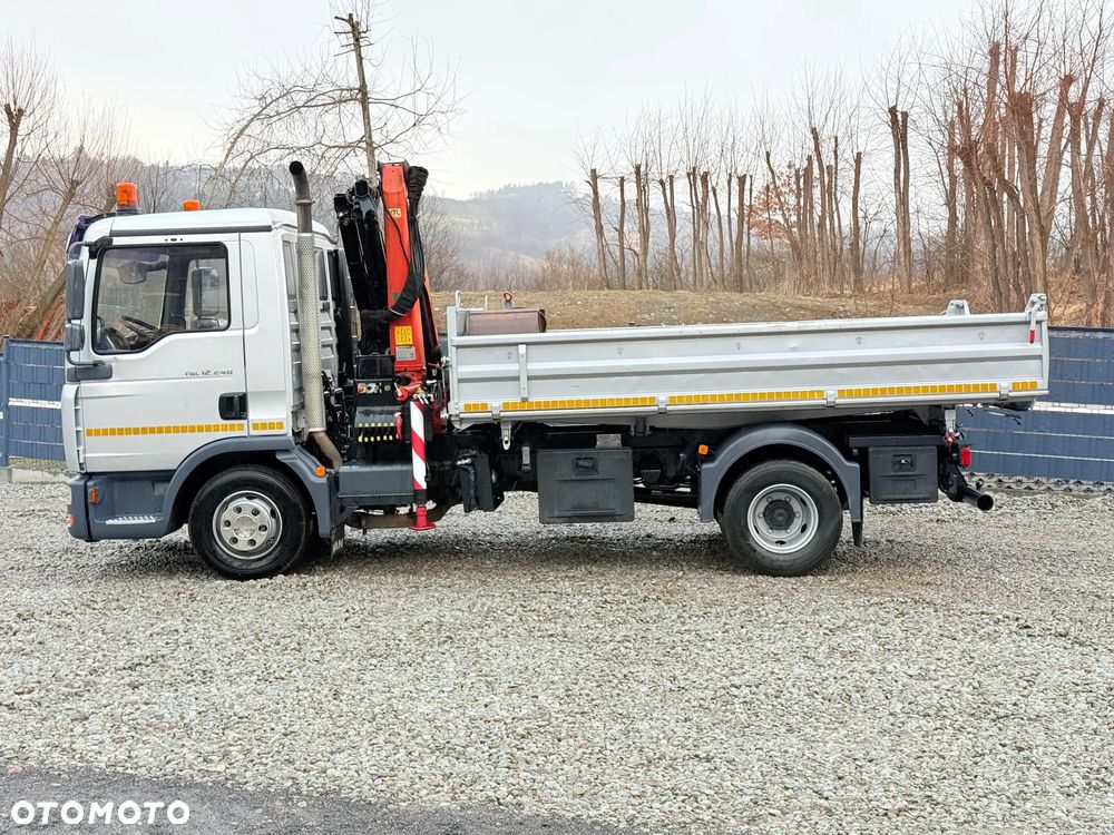 MAN MAN TGL 12-240 Kiper Wywrotka 4x2 Kran PALFINGER PK 12500 BARDZO DOBRY STAN - 10