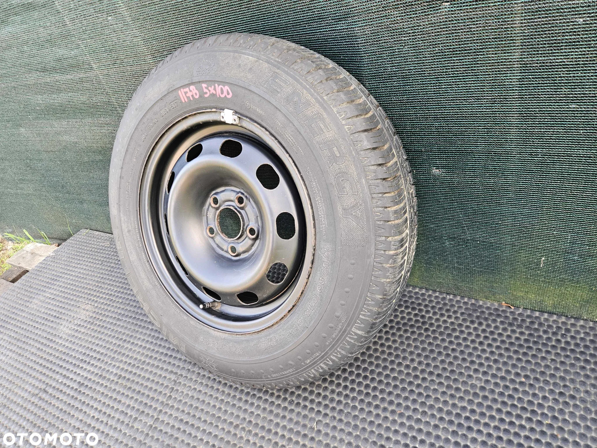 Kolo 1J0601027J Felga Blaszak Zapasowe R14 5x100 6J ET38 Stalowe Opona Letnia 175/80 VW Golf IV 4 Audi Skoda Seat - 4