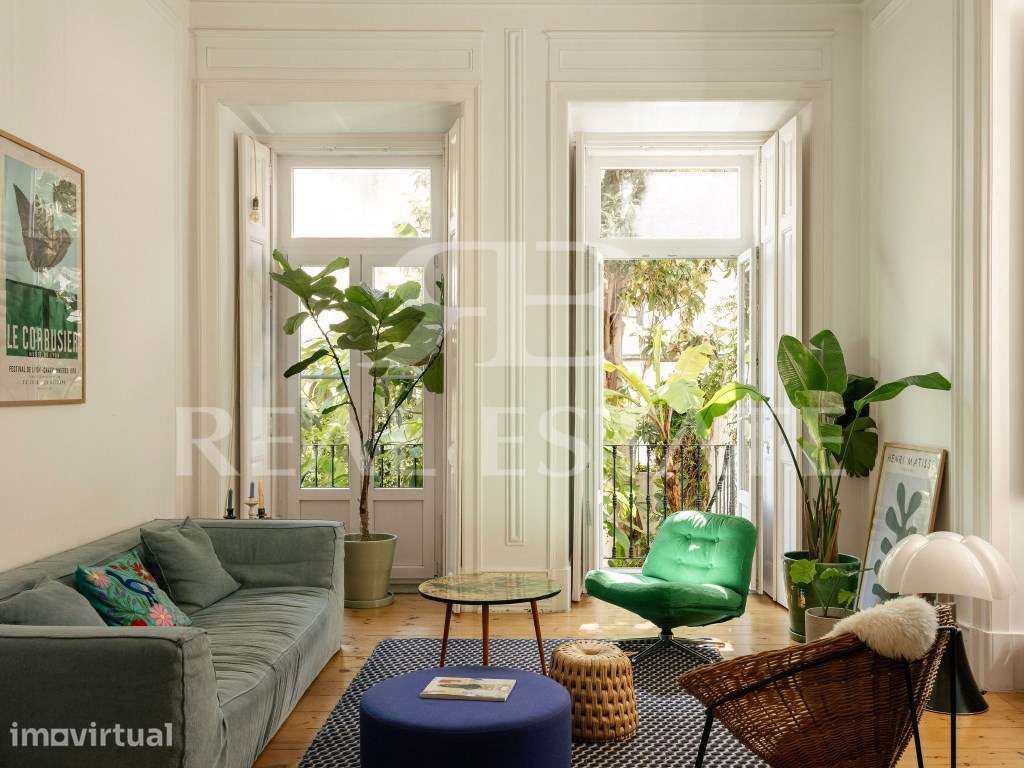 T4 Renovado + JARDIM | Centro Lisboa. - Grande imagem: 2/35