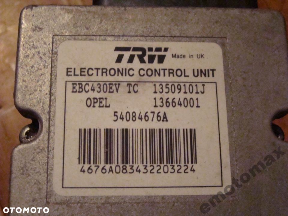 POMPA STEROWNIK ABS + TC TRW OPEL VECTRA C SIGNUM 54084676A - 2