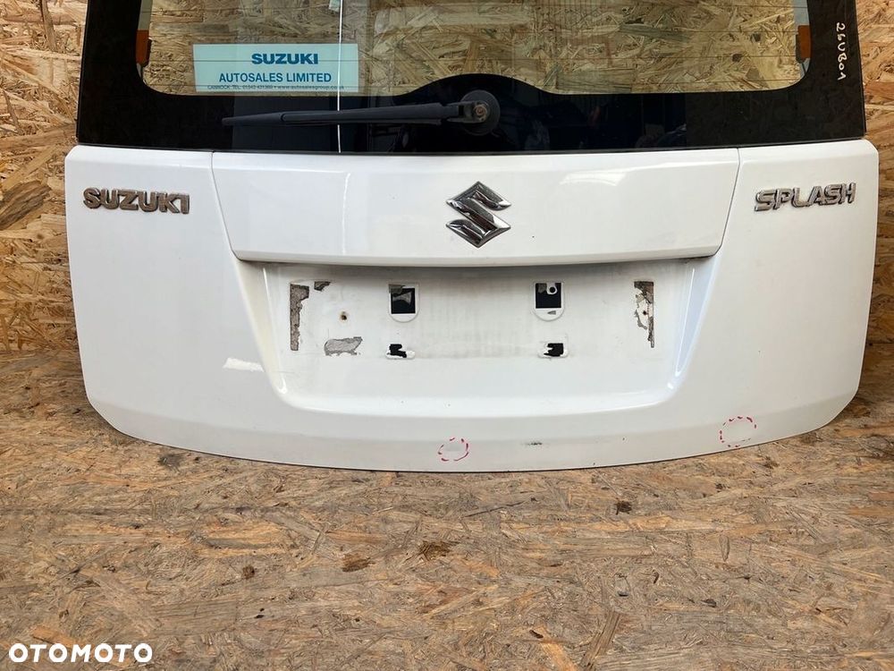 KLAPA TYŁ pokrywa bagażnika SUZUKI SPLASH Lakier: 26UB Biały - 5