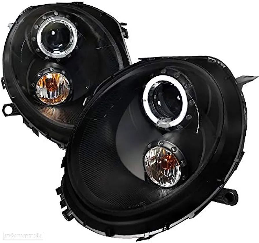 Faróis MINI R55 R56 R57 (2006 a 2010) Look Xenon - 1