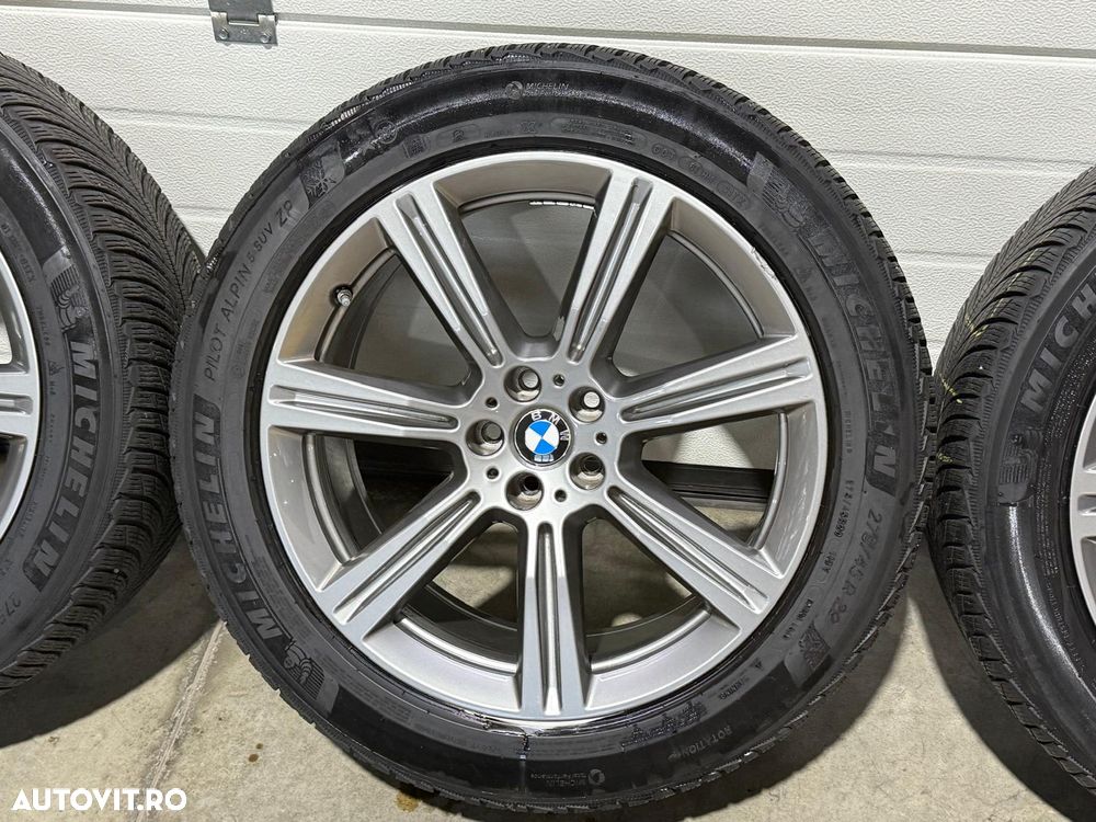 Jante Bmw X5 G5, X6 G6, originale, 20 inch, anvelope iarna Michelin, senzori presiune originali - 3