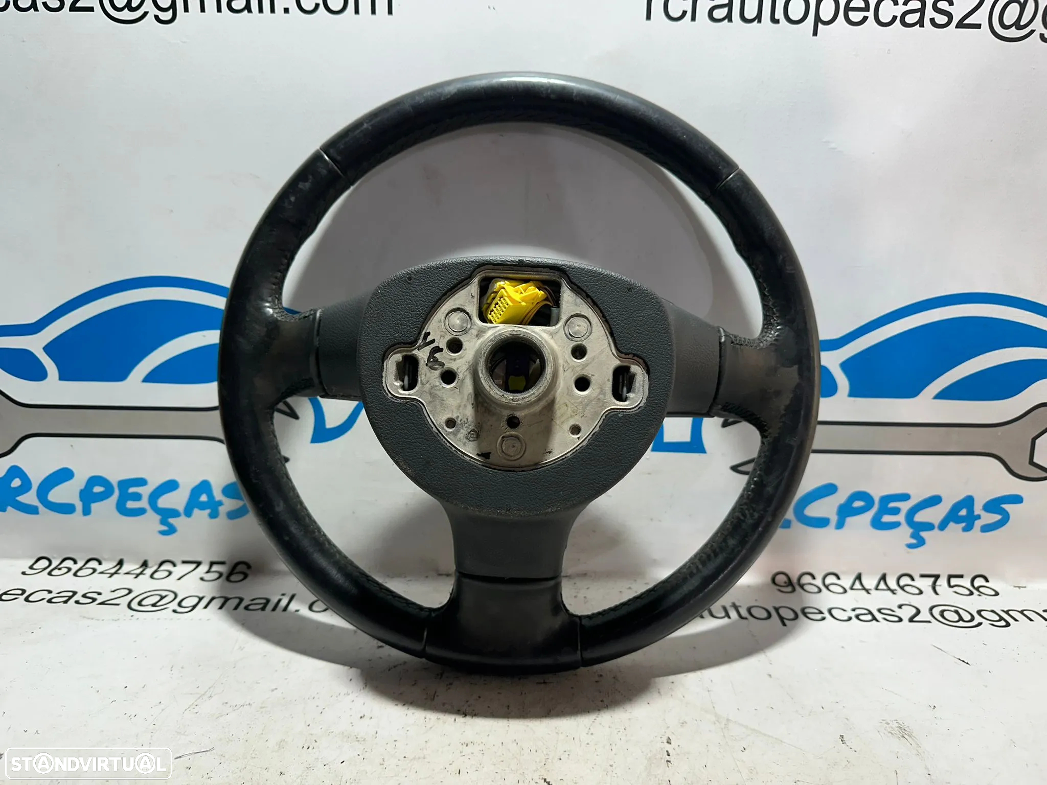 .Volante Pele Original VW Volkswagen Golf V 5 MK5 Variant 1K0419091ES - 5