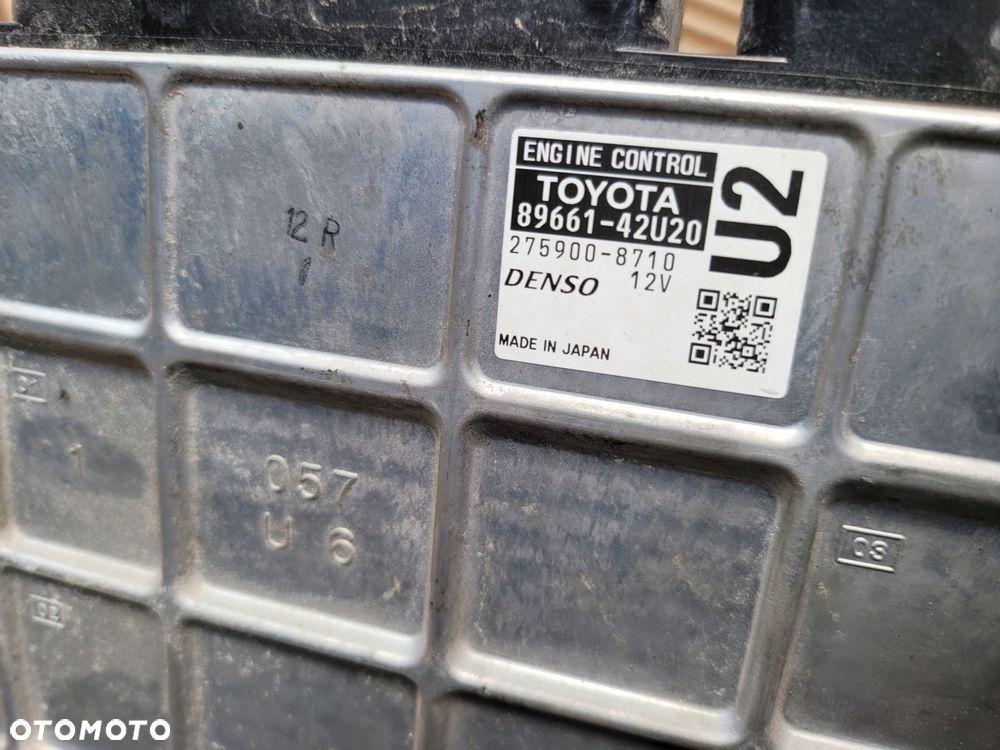 komputer sterownik silnika toyota rav4 89661-42u20 - 3