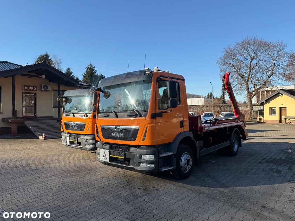 MAN 15.250 TGM bramowiec, MEILLER, pilot, 234 t.km.! - 2