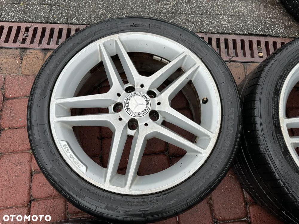 FELGI ALUMINIOWE MERCEDES AMG W204 17 CALI 5X112 ET47 ET58 - 4