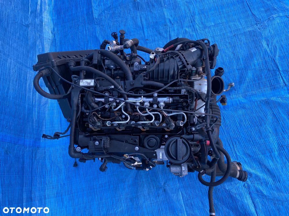 SILNIK KOMPLETNY BMW F10 F11 F20 F25 F30 F31 2.0D N47 N47D20C BMW 316D 116KM ORYGINAŁ SILNIK KOMPLETNY PRZEBIEG 156TYŚ GWARANCJA FILMIK - 3
