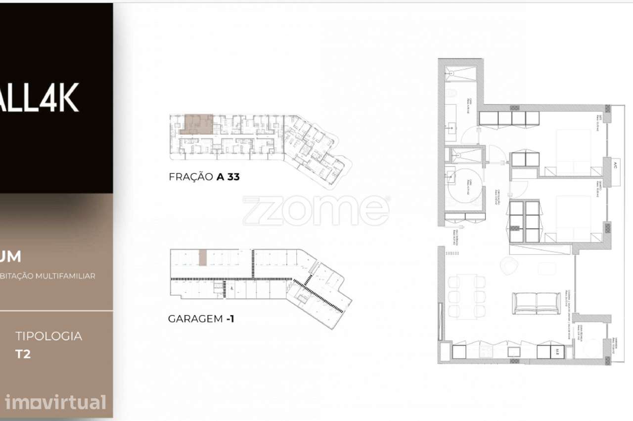 Apartamento T2 em construção em Oliveira do Douro, Vila Nova de Gai... - Grande imagem: 2/17