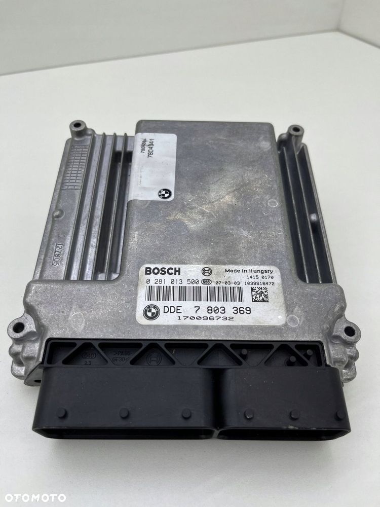 BMW 7 E65 E66 3.0D M57 KOMPUTER STEROWNIK SILNIKA ECU 7803369 - 1