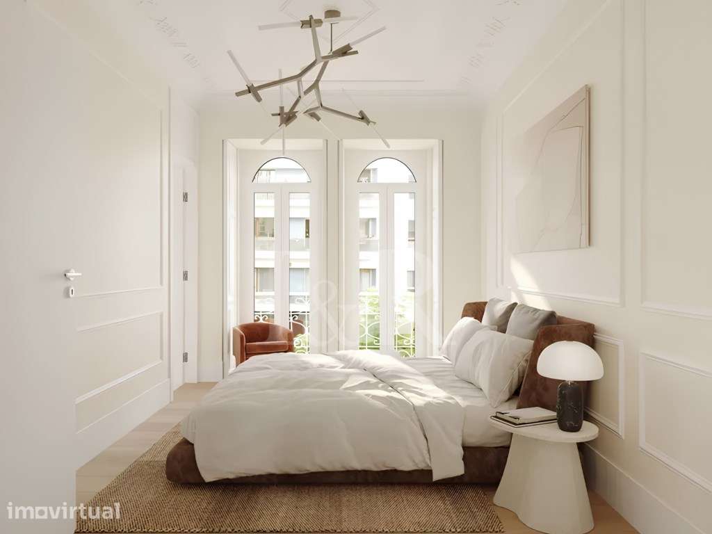 Apartamento T2 com jardim nas Avenidas Novas - Grande imagem: 5/21