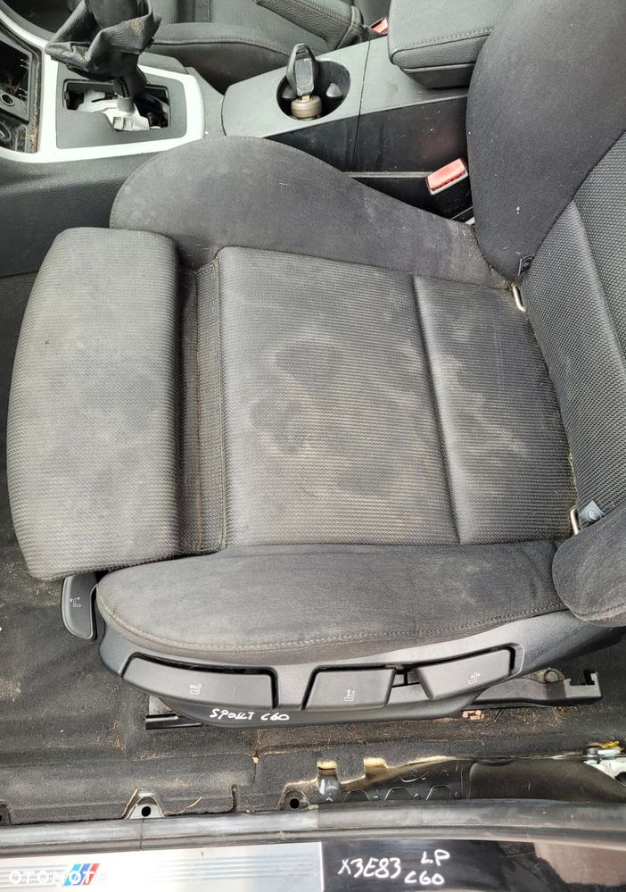 FOTEL LEWY PRAWY PRZÓD PRZDNI KOMPLET BMW X3 E83 SPORT MATERIAŁOWE C60 - 2