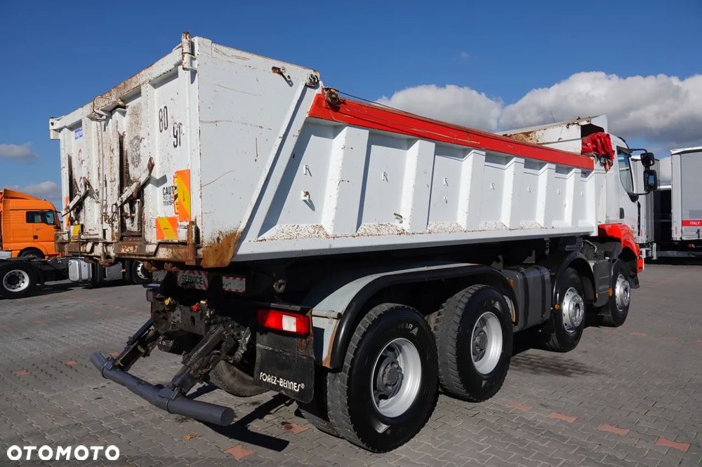 Renault KERAX 480 / 8x4 / WYWROTKA / HYDROBURTA / HYDROKLAPA / BORDMATIC / AUTOMAT - 12