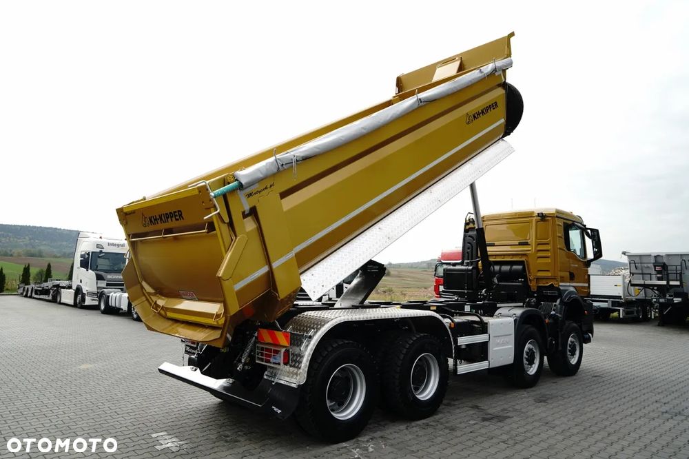 MAN TGS 41.480 / 8X6 / WYWROTKA / S1 - TYLNOZSYP / AUTOMAT / FABRYCZNIE NOWY / DOSTĘPNY OD RĘKI / BOGATE WYPOSAŻENIE / ZŁOTY METALIK / - 5