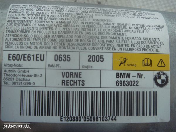 Airbag Lateral Porta Fr Dto Bmw 5 Touring (E61) - 4