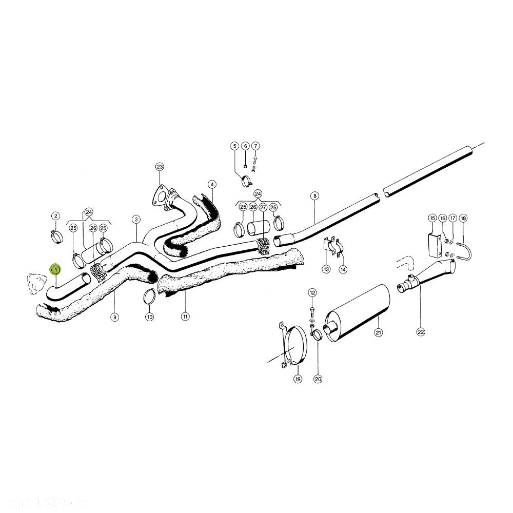 Łącznik rury wydechowej Claas 643341.0 Oryginał - 4